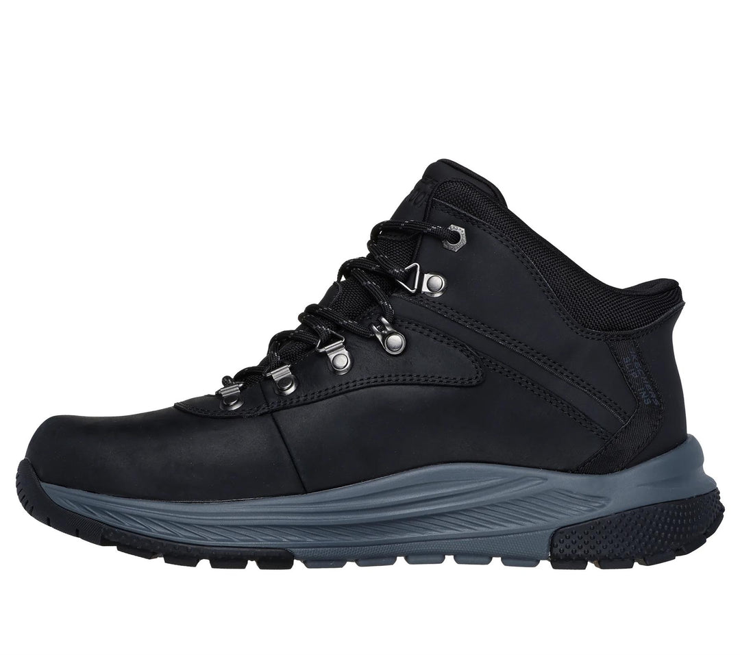 Men's Wide Fit Skechers Slip-ins 205285 Fit Meroe Pikeman Waterproof Trainers in Black - Image 4