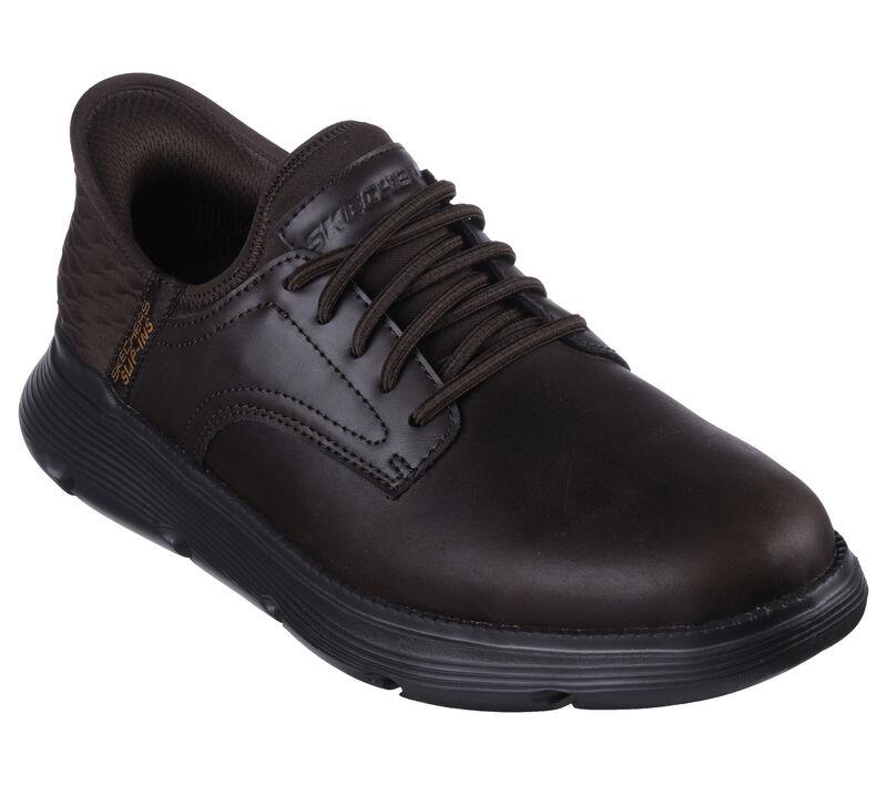 Men's Wide Fit Skechers 205046 Slip-ins Garza Gervin Trainers in Black - Image 12
