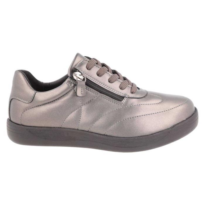 Women's Wide Fit DB Jessica Shoes in Black Synthetic - Image 1