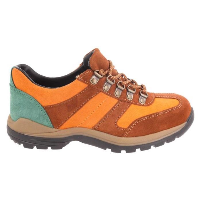 Women's Wide Fit DB Anais Walking Trainers in Black / Multi Suede - Image 6