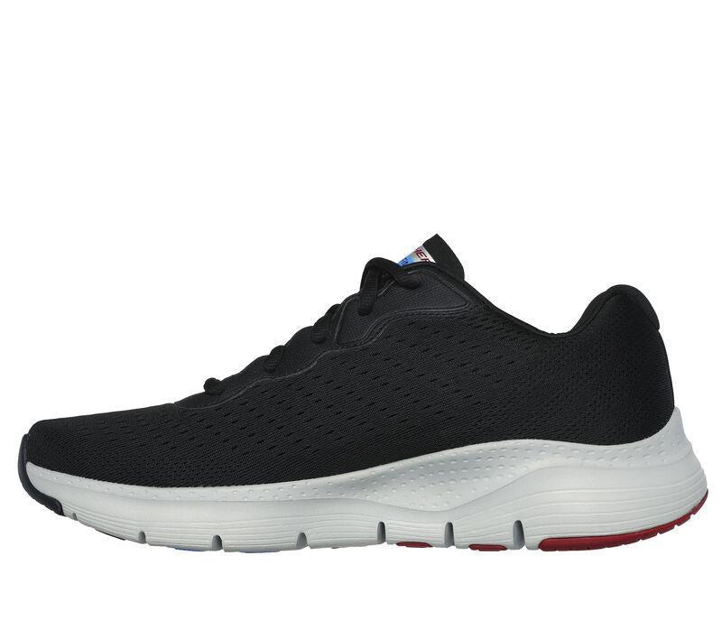 Men's Wide Fit Skechers 232303 Arch Fit Trainers in Black - Image 3
