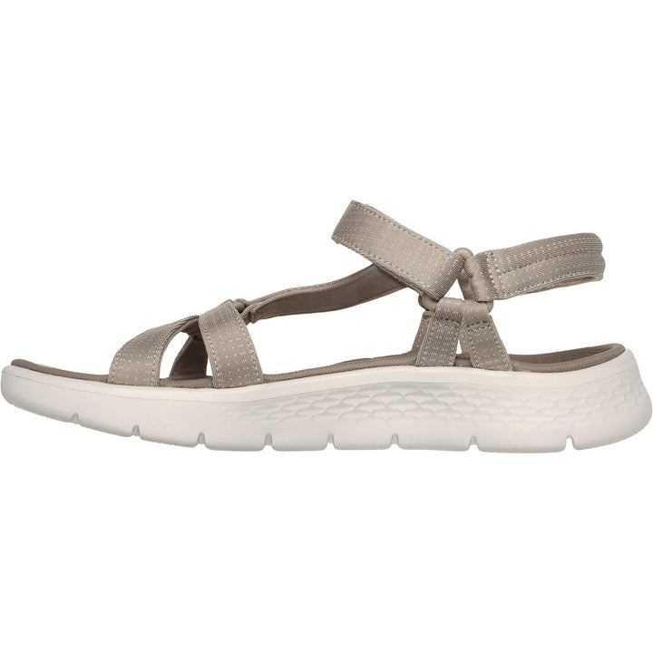 Women's Wide Fit Skechers 141451 Go Walk Flex Sublime Sandals in Navy - Image 1
