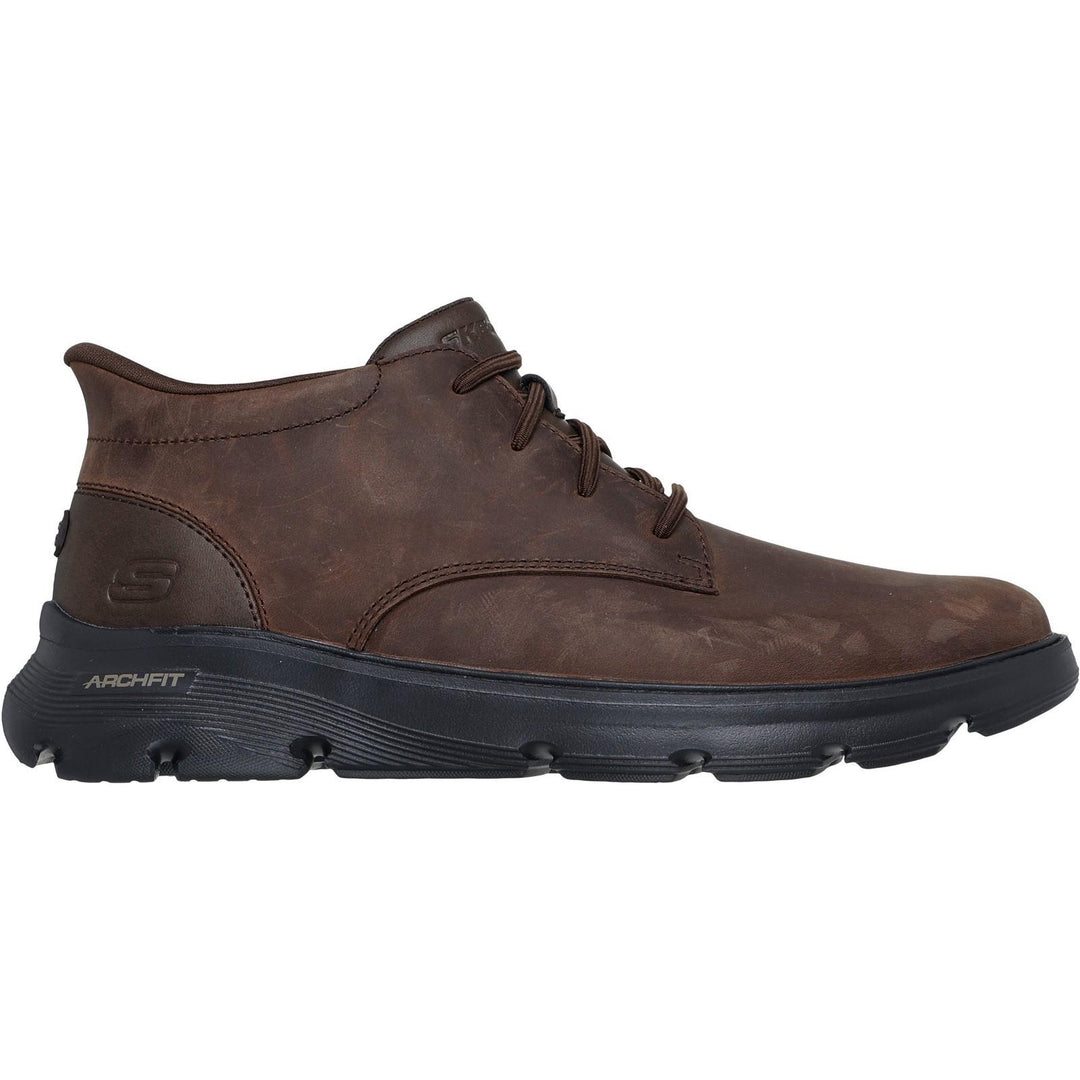 Men's Relaxed Fit Skechers 205514 Slip-ins Arch Fit Garza Ridley Boots in Black - Image 7