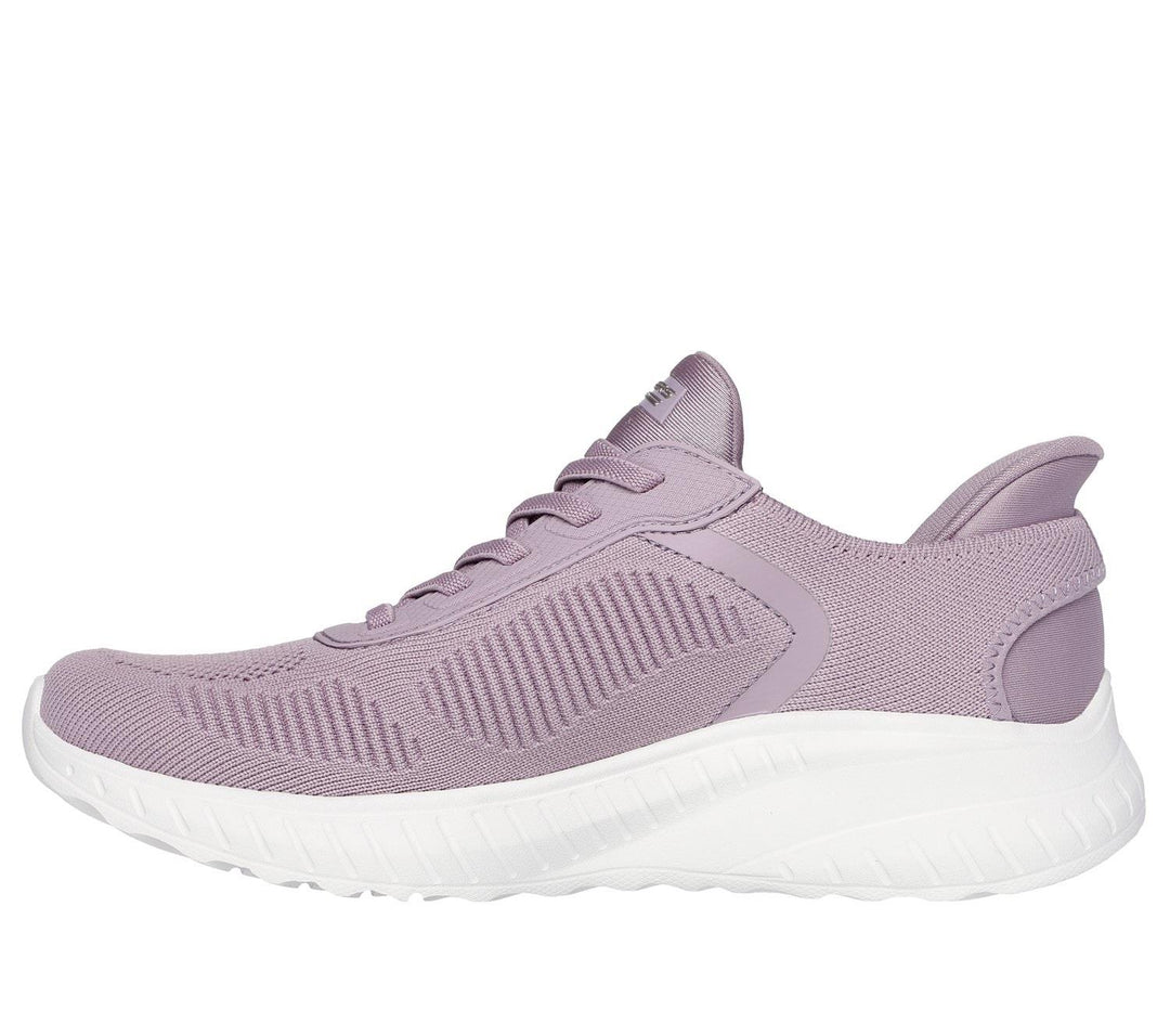 Women's Wide Fit Skechers 117497W Slip-ins Sport Squad Chaos Trainers in Lavender - Image 5