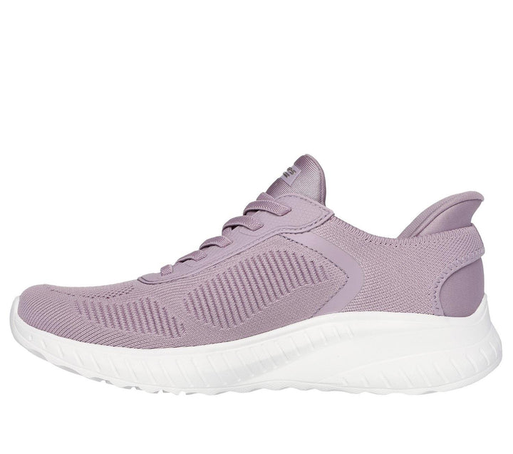 Women's Wide Fit Skechers 117497W Slip-ins Sport Squad Chaos Trainers in Lavender - Image 1