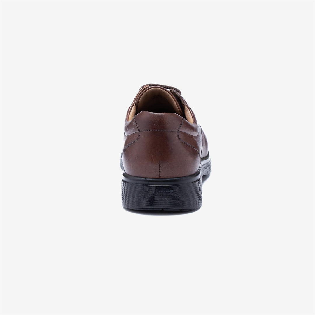 Mens Wide Fit Tredd Well Spencer Shoes in Black - Image 13