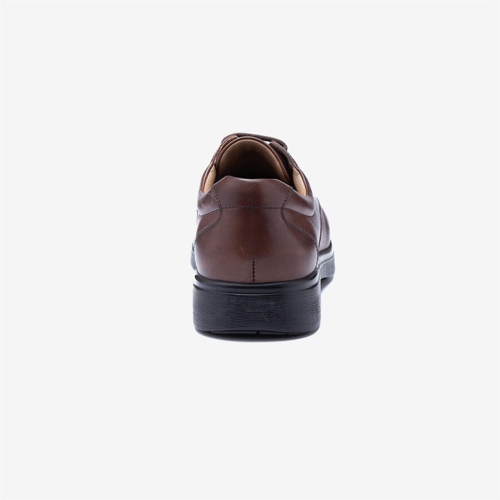 Mens Wide Fit Tredd Well Spencer Shoes in Black - Image 1