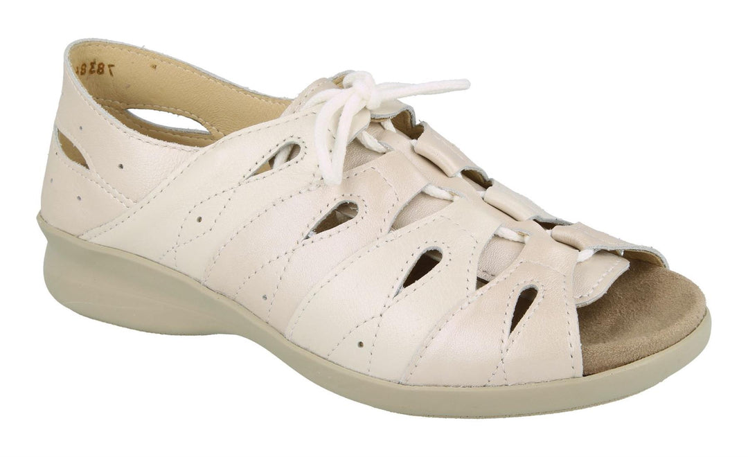 Womens Wide Fit DB Hazel Sandals in Black / Pewter - Image 10