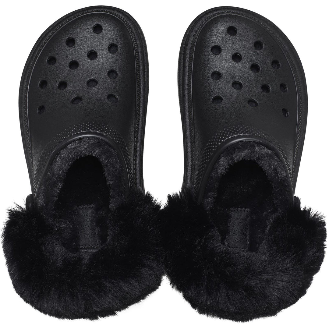 Women's Crocs 208546 Stomp Lined Clog in Black - Image 5