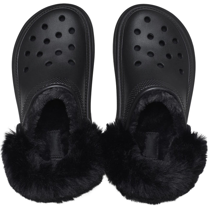 Women's Crocs 208546 Stomp Lined Clog in Black - Image 1