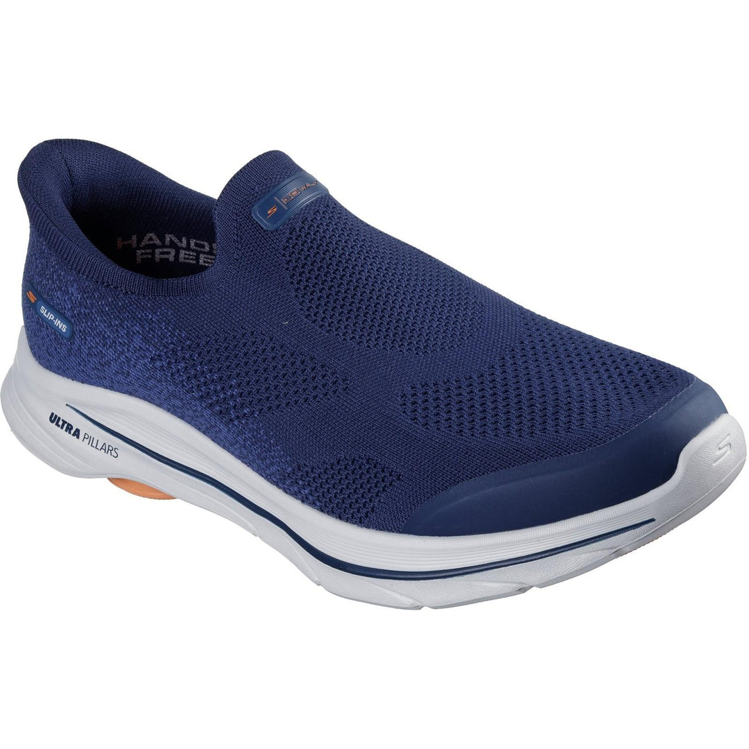 Men's Wide Fit Skechers 216784 Slip-ins Go Walk 8 Pelayo Trainers in Black - Image 7