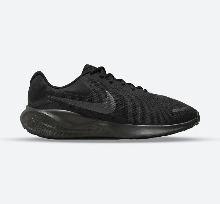 Women's Wide Fit Nike FB8501-001 Revolution 7 Running Trainers in Black - Image 1