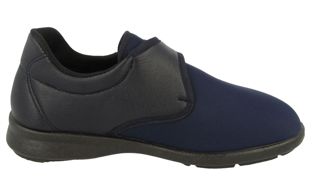 Womens Wide Fit DB Eliza Shoes in Black / Stretch - Image 8