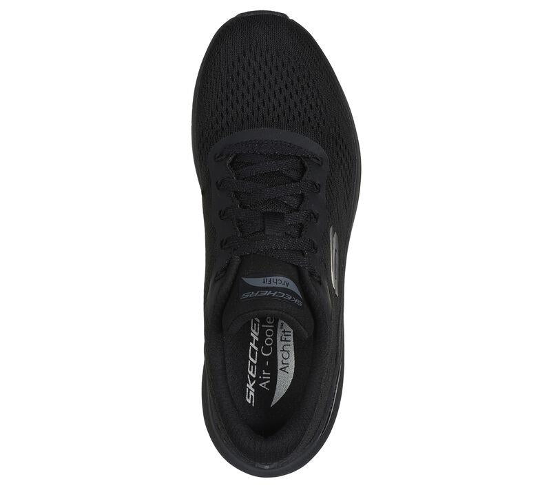 Women's Wide Fit Skechers 150051 Arch Fit 2.0 Big League Trainers in Black - Image 5