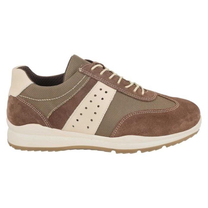 Men's Wide Fit DB Sequoia Trainers in Black Suede / Leather / Textile - Image 8