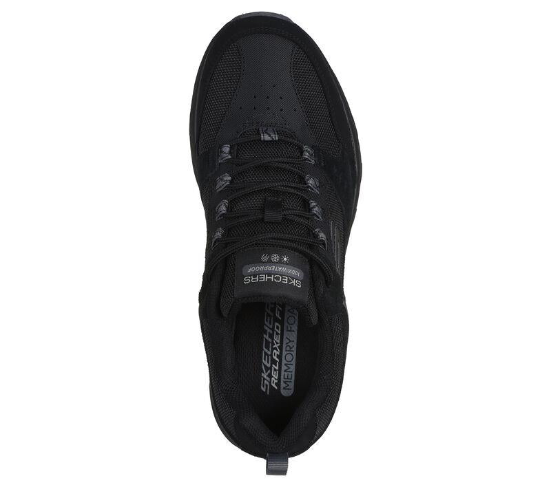 Men's Relaxed Fit Skechers 237386 Oak Canyon 100% Waterproof Trainers in Black - Image 5