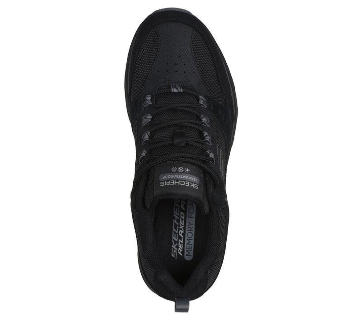 Men's Relaxed Fit Skechers 237386 Oak Canyon 100% Waterproof Trainers in Black - Image 1