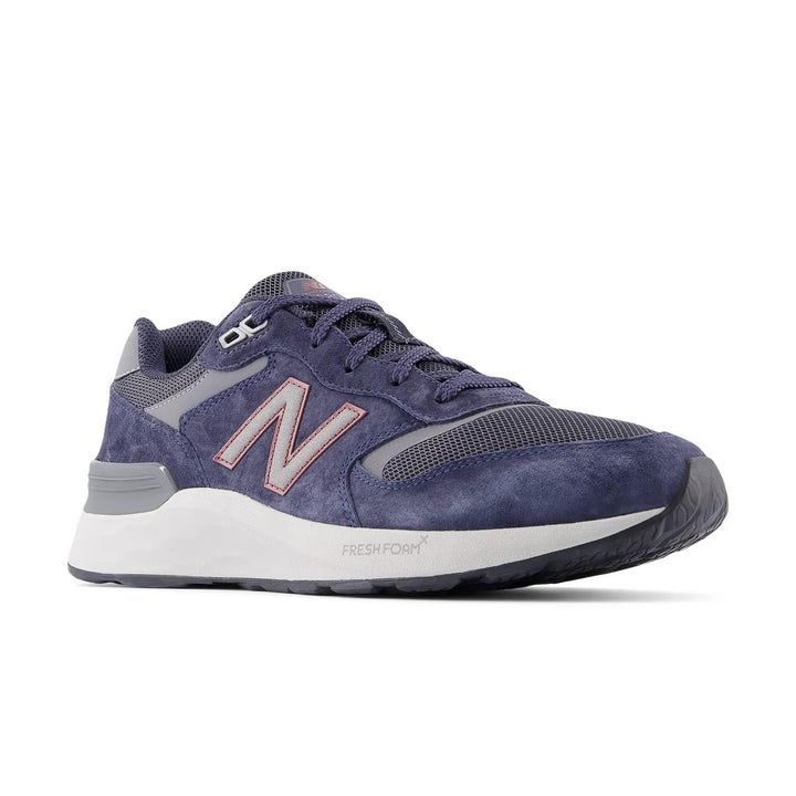 Men's Wide Fit New Balance MW880BC7 Walking/Running Trainers - Fresh Foam in Navy Blue - Image 1