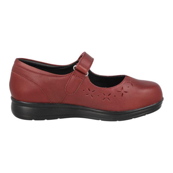 Women's Wide Fit DB Liskeard Shoes in Black Leather - Image 1