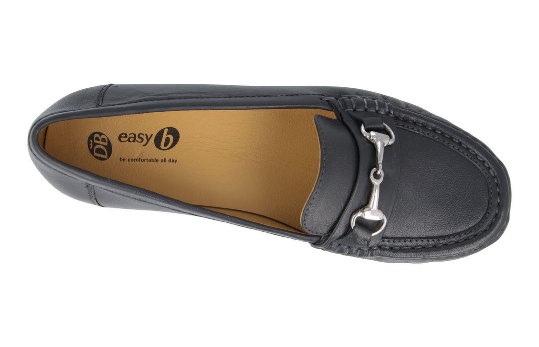 Womens Wide Fit DB Diana Shoes in Black - Image 4