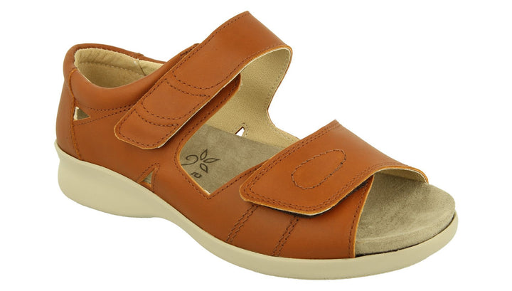 Womens Wide Fit DB Kylie Sandals in Taupe - Image 1