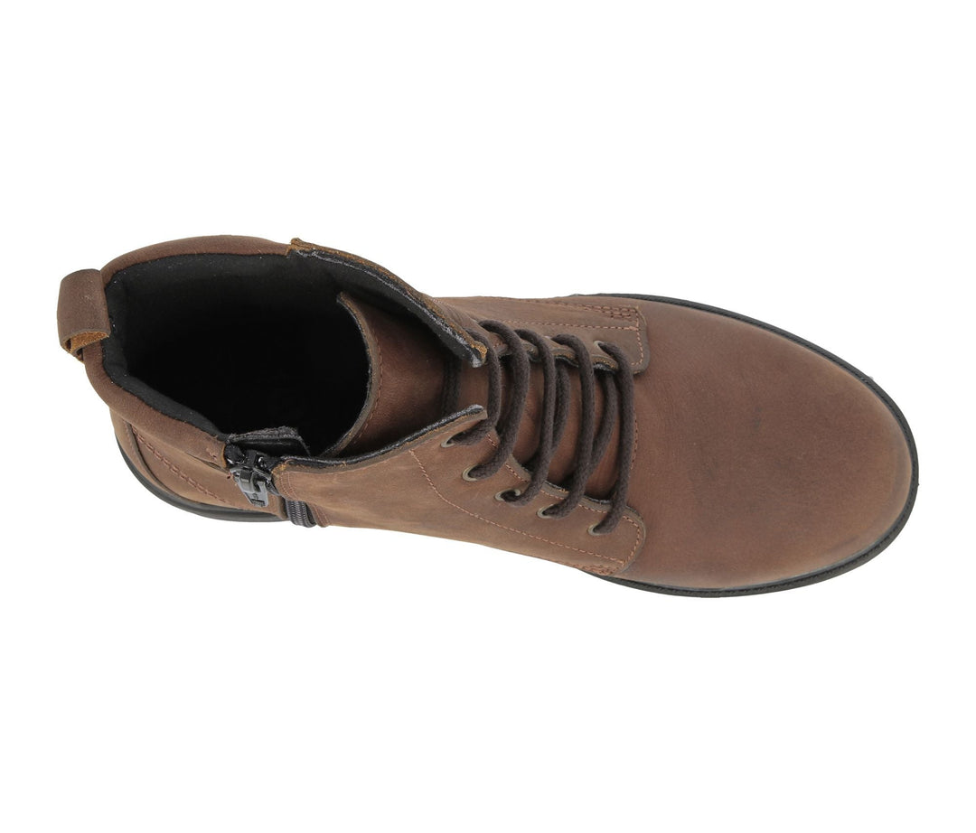 Womens Wide Fit DB Bayeux Boots in Black Nubuck - Image 9