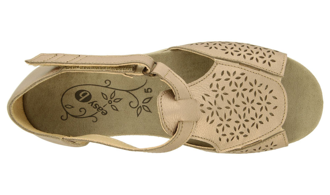 Womens Wide Fit DB Halford Sandals in Black - Image 11
