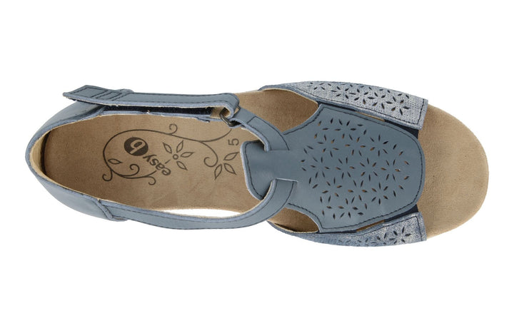 Womens Wide Fit DB Halford Sandals in Black - Image 1