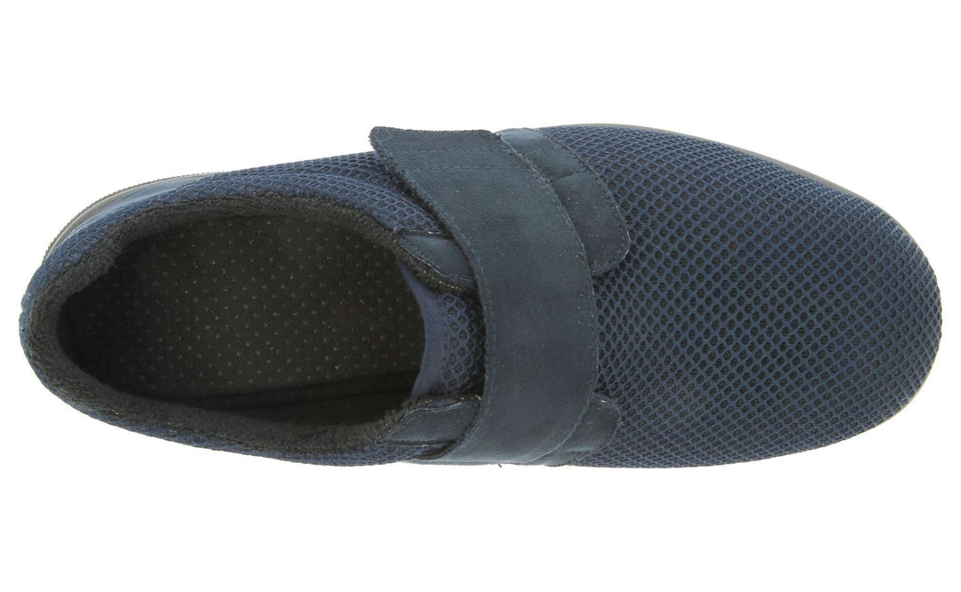 Men's Wide Fit DB Desmond Shoes in Black Textile - Image 10