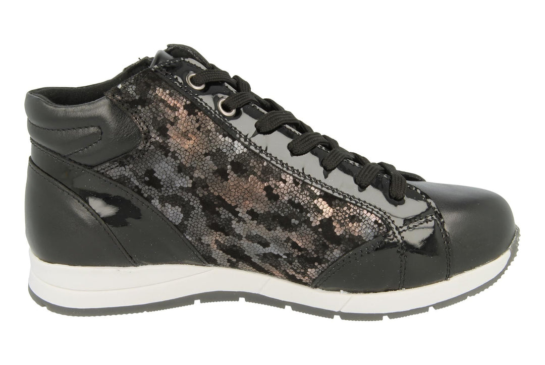 Womens Wide Fit DB Callisto Trainer Boots in Black Multi - Image 4