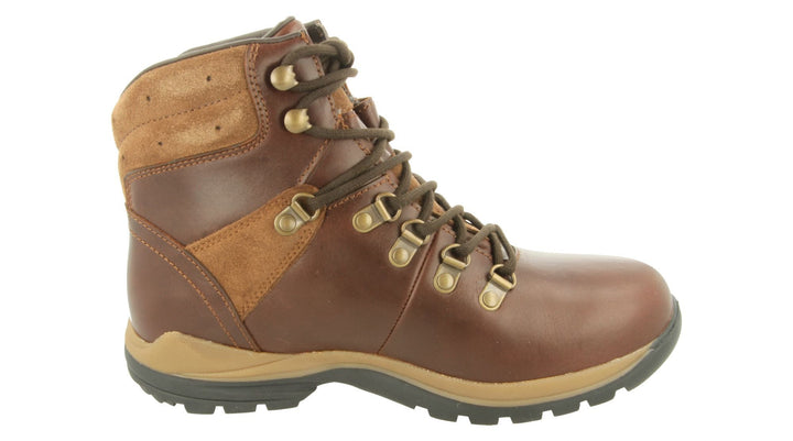 Mens Wide Fit DB Nebraska Hiking Boots in Navy Suede - Image 1