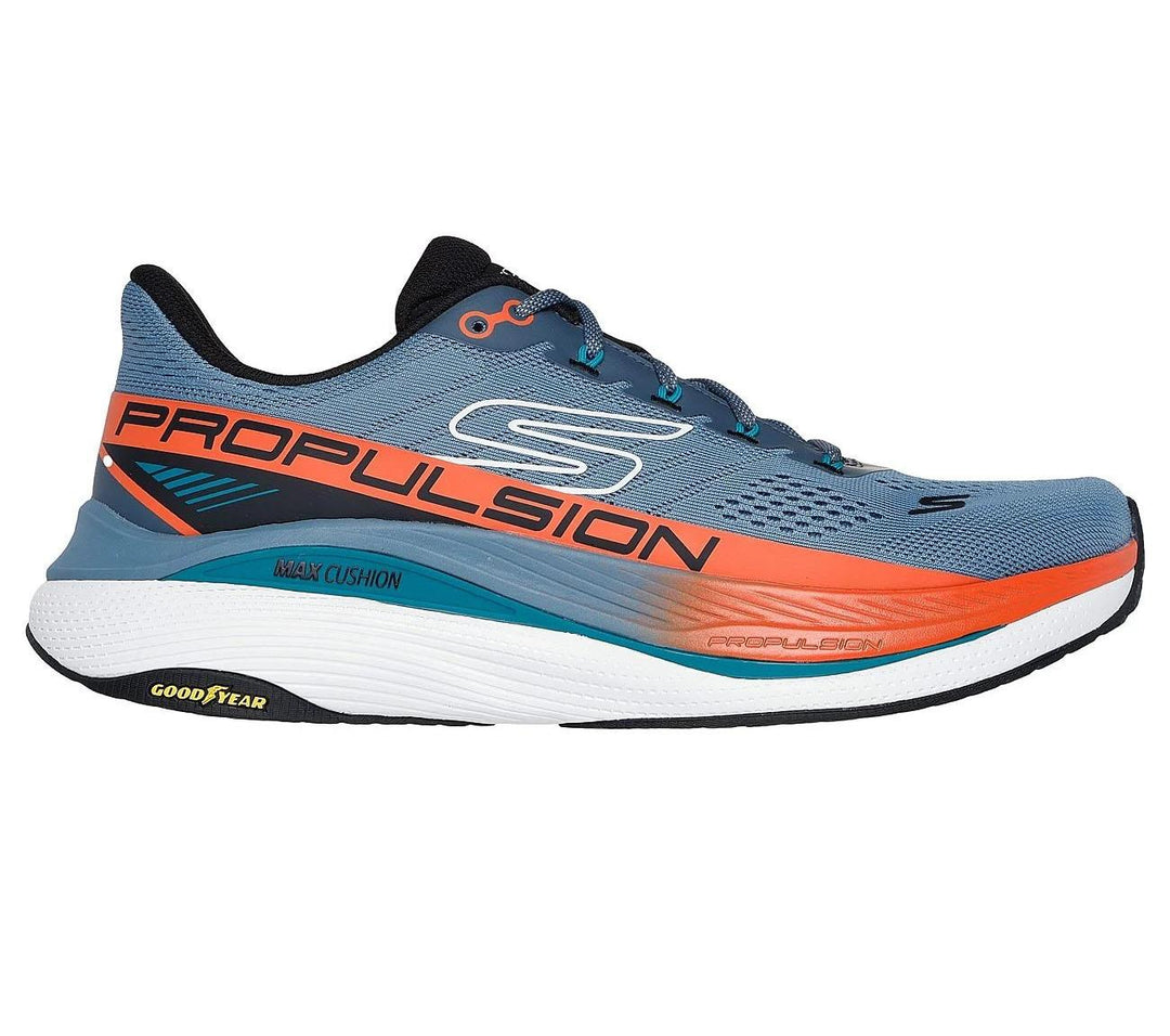 Men's Wide Fit Skechers 220509 Max Cushioning Propulsion Trainers in Slate - Image 2