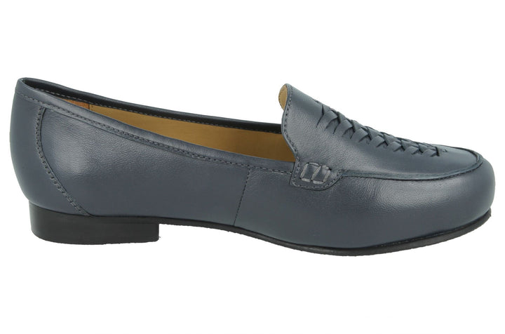 Womens Wide Fit DB Bingham Pumps in Black - Image 1