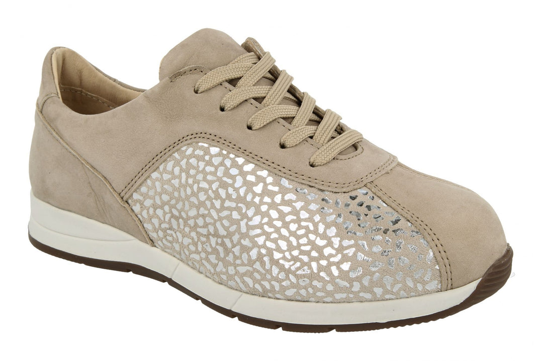 Womens Wide Fit DB Whitworth Canvas in Black & Stretch - Image 11