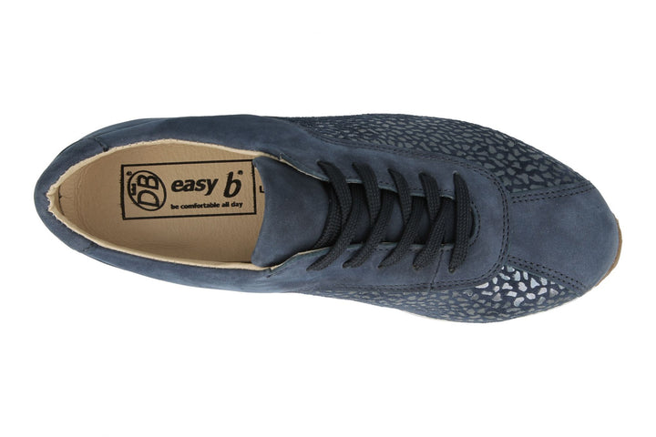 Womens Wide Fit DB Whitworth Canvas in Black & Stretch - Image 1
