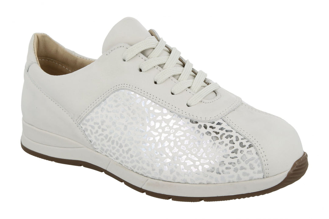 Womens Wide Fit DB Whitworth Canvas in Black & Stretch - Image 16