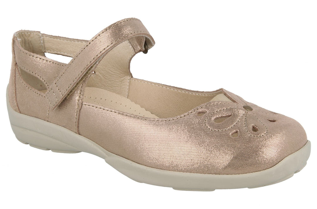 Womens Wide Fit DB Colby Sandals in Navy Suede - Image 11