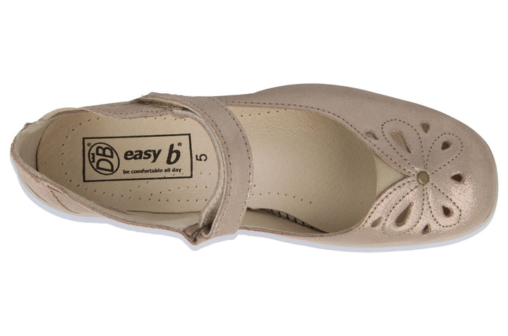 Womens Wide Fit DB Colby Sandals in Navy Suede - Image 1