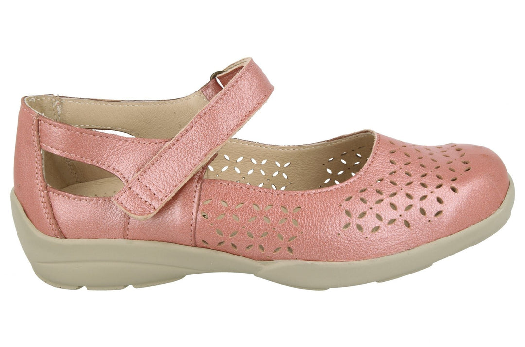 Womens Wide Fit DB Welland Sandals in Navy - Image 10