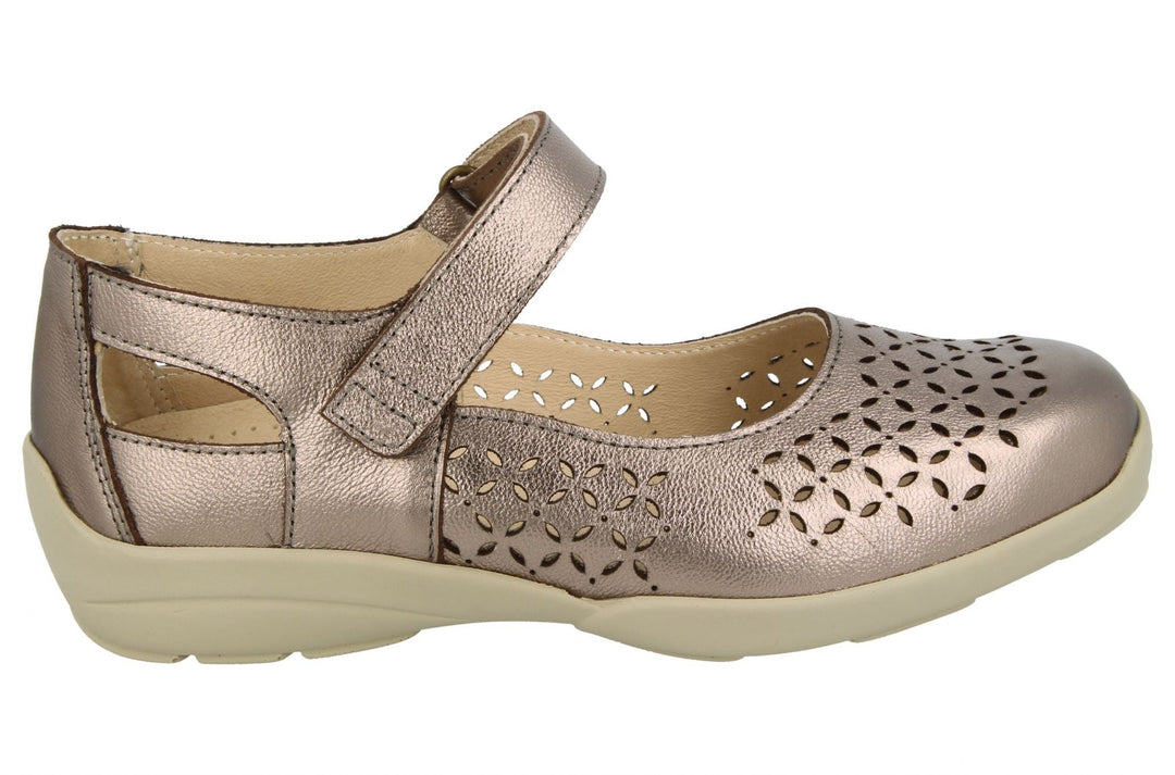 Womens Wide Fit DB Welland Sandals in Navy - Image 14