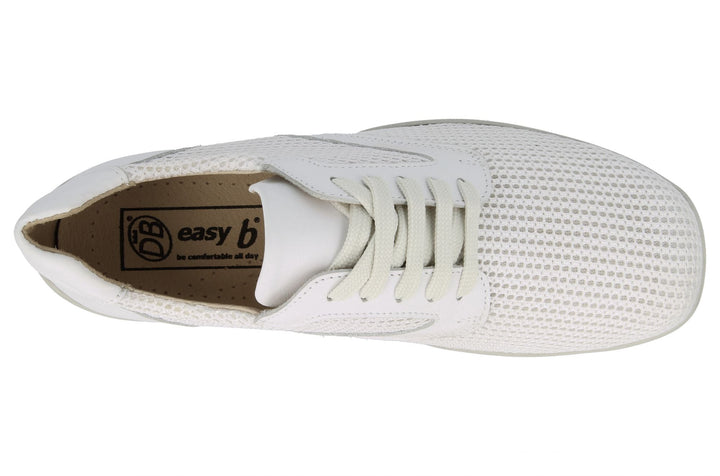 Womens Wide Fit DB Lexi Canvas in Sky Blue / Mesh - Image 1