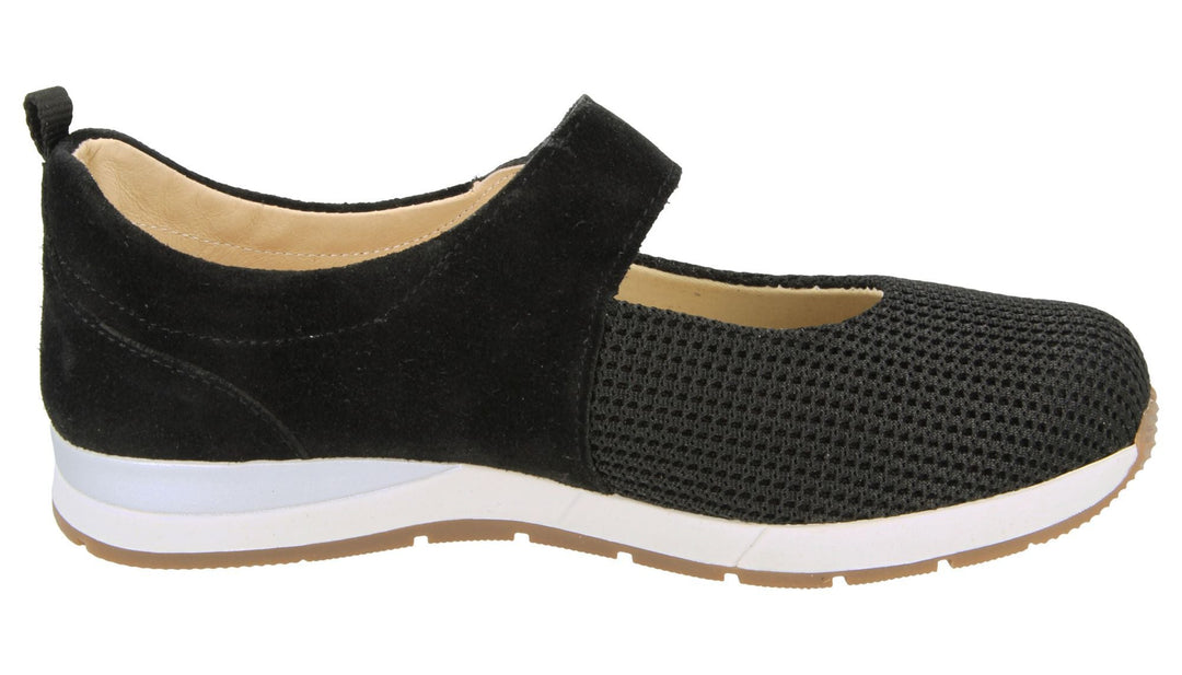 Womens Wide Fit DB Hawaii Canvas Shoes in Sky Blue Suede / Mesh - Image 8