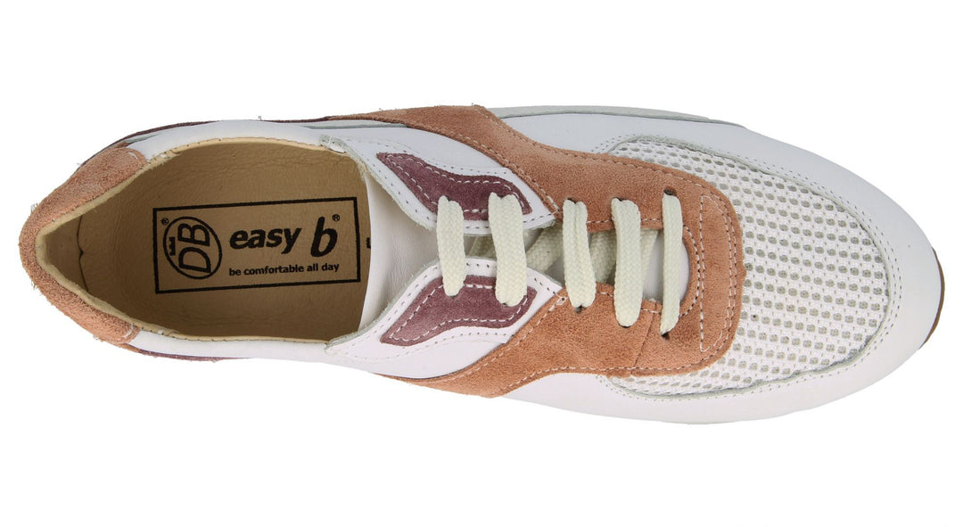 Womens Wide Fit DB Diss Casual Trainers in Blue / Multi - Image 9