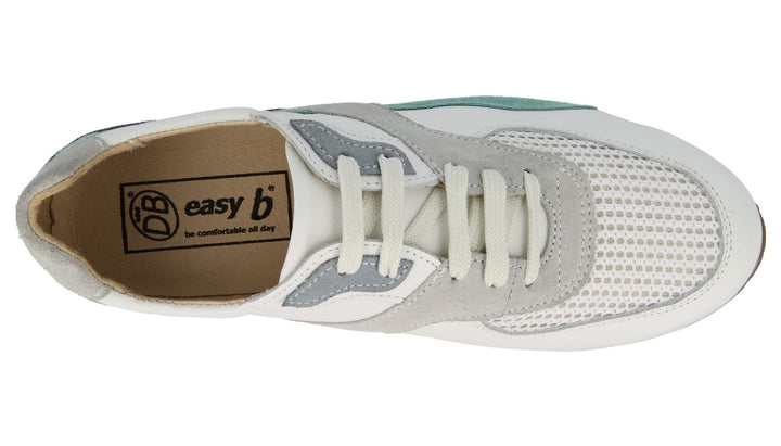 Womens Wide Fit DB Diss Casual Trainers in Blue / Multi - Image 1