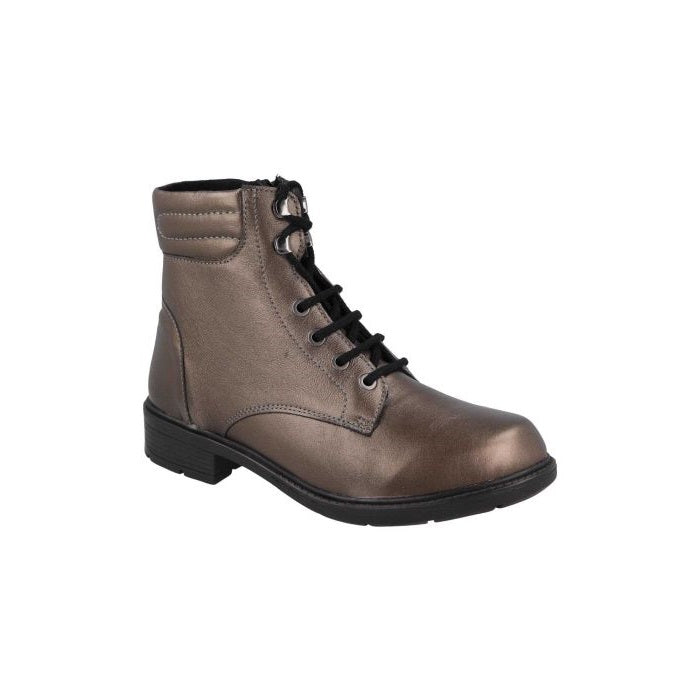 Womens Wide Fit DB Reef Boots in Chestnut Brown - Image 12