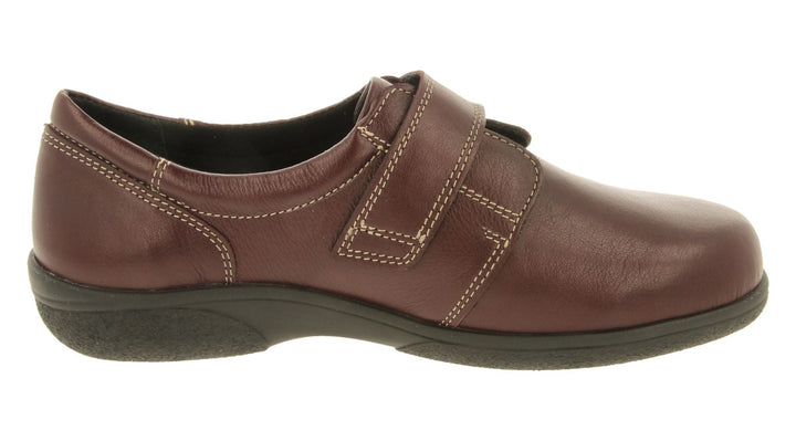 Womens Wide Fit DB Rory Shoes in Black - Image 1