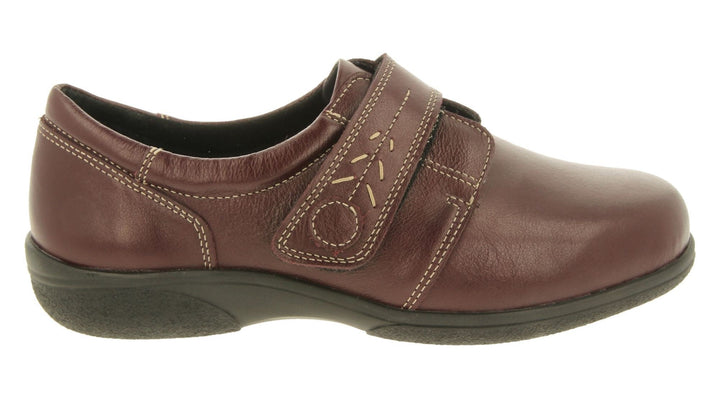Womens Wide Fit DB Rory Shoes in Black - Image 1