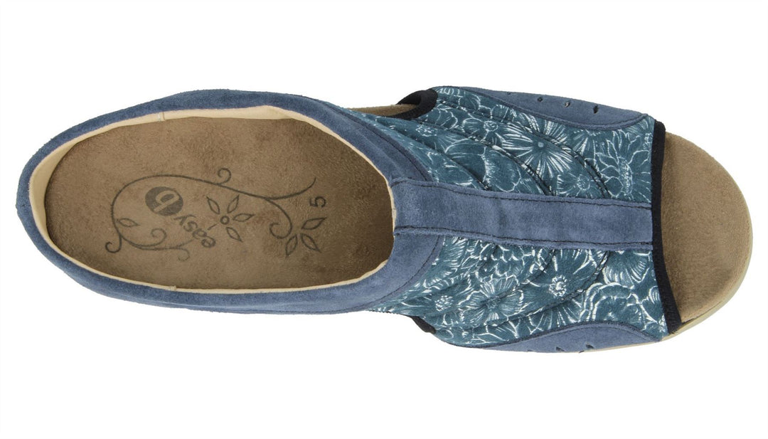 Womens Wide Fit DB Octavia Sandals in Navy - Image 9