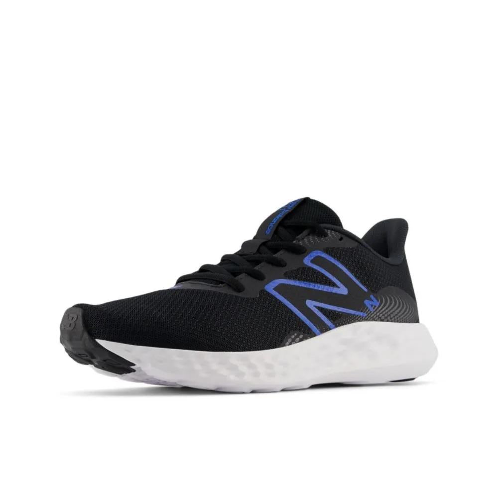 Women's Wide Fit New Balance M411CK3 Running Trainers in Black/Blue - Image 4