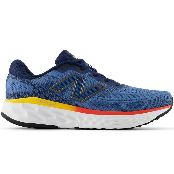 Men's Wide Fit New Balance MEVOZLH4 Walking Trainers - Fresh Foam in Blue/White - Image 1